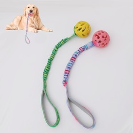 Rope Balls for Dogs, Dog Rope Toys with Handle for Tug, Tug Ball Toy for Small Medium Large Dogs Ideal for Interactive Dog Training and Dogs of All Ages | 45cm (18inches) in Size
