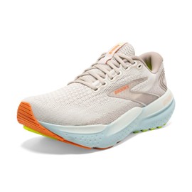 Brooks Women’s Glycerin 21 Neutral Running Shoe - Coconut/Aqua/Autumn Sunset - 6.5 Medium