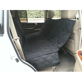 Formosa Covers Deluxe Dog Car Seat Hammock Quilted Cover with Non-Slip Backing Best for Cars Trucks and SUVs Make Travel with Your Pet Always an Option - 56" W x 60" L, BLACK