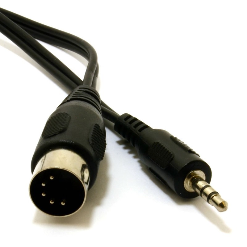 kenable 5 Pin Din Plug To 3.5mm Jack Stereo Plug
