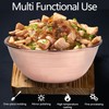 YOIHOJET 8''Pure Copper Bowl, 99.99% Copper Bowl for Kitchen, Coppers