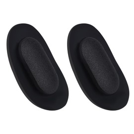 DROGO 3 Pairs Black Nose Pads for Eyeglass, Soft Silicone Eyeglasses Nosepads, Anti-Slip Push-in Nose Pads Nosepiece, Skin-Friendly