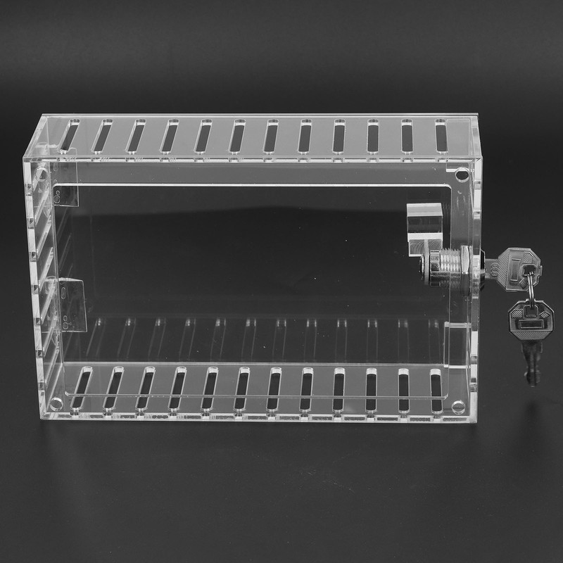 Thermostat Lock Box with 2 Keys Universal Clear Acrylic Plastic