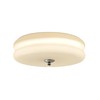 Bofea-Nordic Bedroom Circular Lamp Ceiling, Milk White Glass LED Round