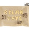 Relaxdays 10024276, silber Plätzchen Ausstecher, 36-teiliges Set, Ausstechformen Buchstaben &