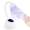 Tanosimi 硬化ライト ネイルライト コードレスジェルネイル USB充電式 360°調整可能 36ｗ 4段階タイマー 自動感知センサー UV
