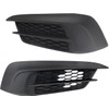 2Pcs Front Bumper Fog Light Cover Assembly Compatible with Honda