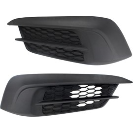 2Pcs Front Bumper Fog Light Cover Assembly Compatible with Honda Civic Sedan Coupe 2016 2017 2018 Fog Lamps Cover Replaces 71103-TBA-A00 71108-TBA-A00