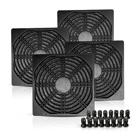 4 Pack of Filters with Fan Screws (120mm)