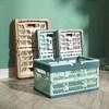 AIMALL Foldable Picnic Basket, Large Portable Shopping Basket for Vegetables