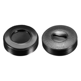 Rebower Carbon Brushes Holder Caps Plastic Cover Caps [for Motor Brushes] - 22mm OD/10.5mm ID/2 Pcs