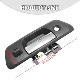 Hoypeyfiy 90606-4JG0C Tailgate Boot Handle, Replacement for Navara Np300 2015-2019, Replaces 90606-4JG0C