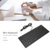 Mini Keyboard Mini Ultra Thin 78 Keys USB Wired Keyboard