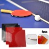 4PCS Table Tennis Rubber Sheet, Table Tennis Bat Replacement Rubbers