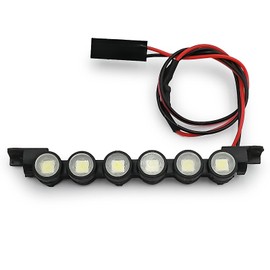 TRZX RC Roof Shelf 6LED Light Bar Upgrade Parts For 1/18 TRX4M RC Crawler Car