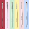 n/a Pinceles Para Decorar Uñas Cerdas Suaves Multicolor 6 Pzas