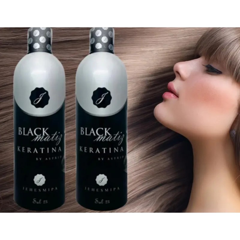 2 Keratina Black Matiz Jehesmipa 500 Ml
