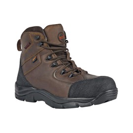 Hoss Men's Ridge 6" WP PR Hiker Industrial Boot, Black, 14 XX-Wide