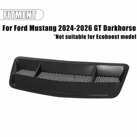 PFRREOR Hood Scoop Vent Cover for Ford Mustang S650/GT/Darkhorse 2024-2026