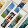 30Pcs Motivational Landscape Bookmarks Inspirational Page-Markers with Uplifting Quotes for