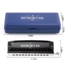 SWAN Chromatic Harmonica 12 Holes Deluxe Harmonica C Key with