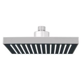 Foset Aqua R-405S Regadera cuadrada ABS 8" acabado cromo sin brazo