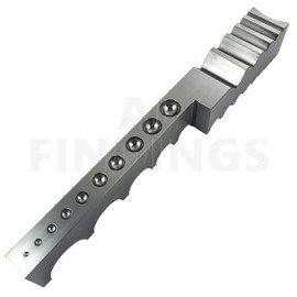 15" Steel Doming Forming Die Block, Grooves Half-Spheres, Shaping, Dapping,Tool