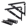 Generic 2 Pack Shelf Brackets 150mm Collapsible Wall Bracket Foldable
