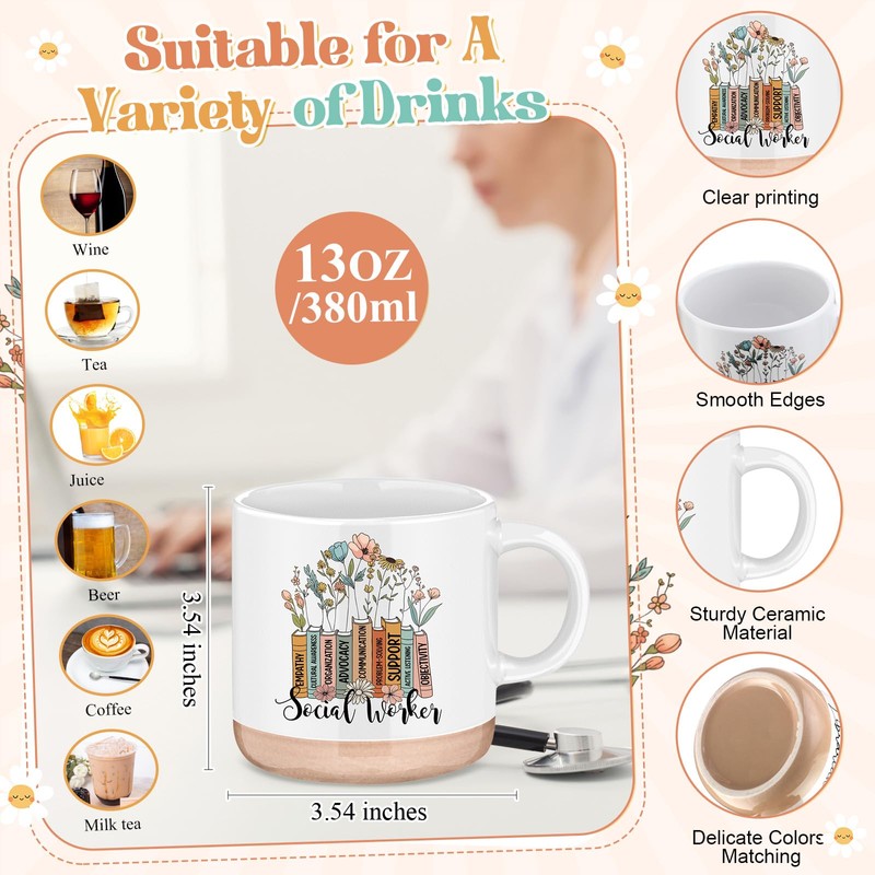 35 Pcs Social Worker Appreciation Gift Set for Bsw Msw