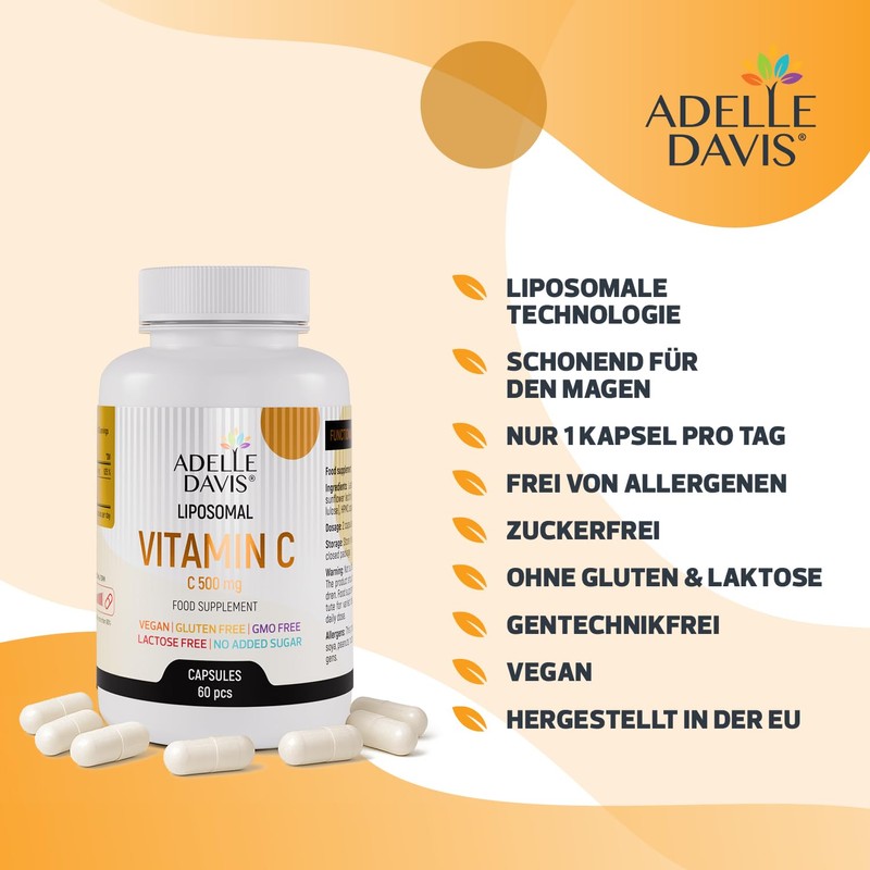 Liposomal Vitamin C 500 mg Capsules - Liposomal Vitamin C
