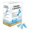 300 Blood Lancets Size 28G Compatible with Medisana Accu Chek,