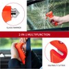MOTORBUDDY 2-Pack Car Safety Hammer Seatbelt Cutter, Auto Emergency Escape