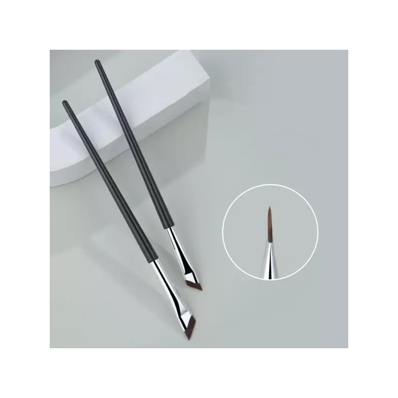 Sangpum Sangse Seolmyeong Chamjo 2pcs 각진 블레이드 아이 라이너 브러시