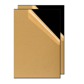 TSKDKIT Pack of 2 Acrylic Disks Black A4 Acrylic Glass Plexiglass Panels Acrylic Panels Plastic Plate Black ABS Plastic Panels for Crafts, Painting, Home Decoration
