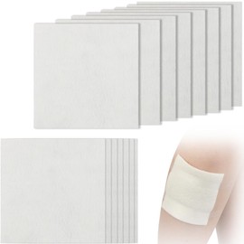 Calcium Alginate Dressing for Exudate Surgical Wounds Skin Tears Leg Ankle Open Incision Foot Venous Ulcers Pressure Sore Burns Non-Adhesive Highly Absorbent Pad 4"x4" (Pack of 10)