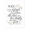 Floral Typography Sympathy Card Pack / 25 Condolences Card Set