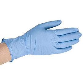 Disposable Blue Vinyl Gloves - Large