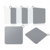 6 Pieces Silicone Tub Stopper Floor Drain Cover Shower Drain