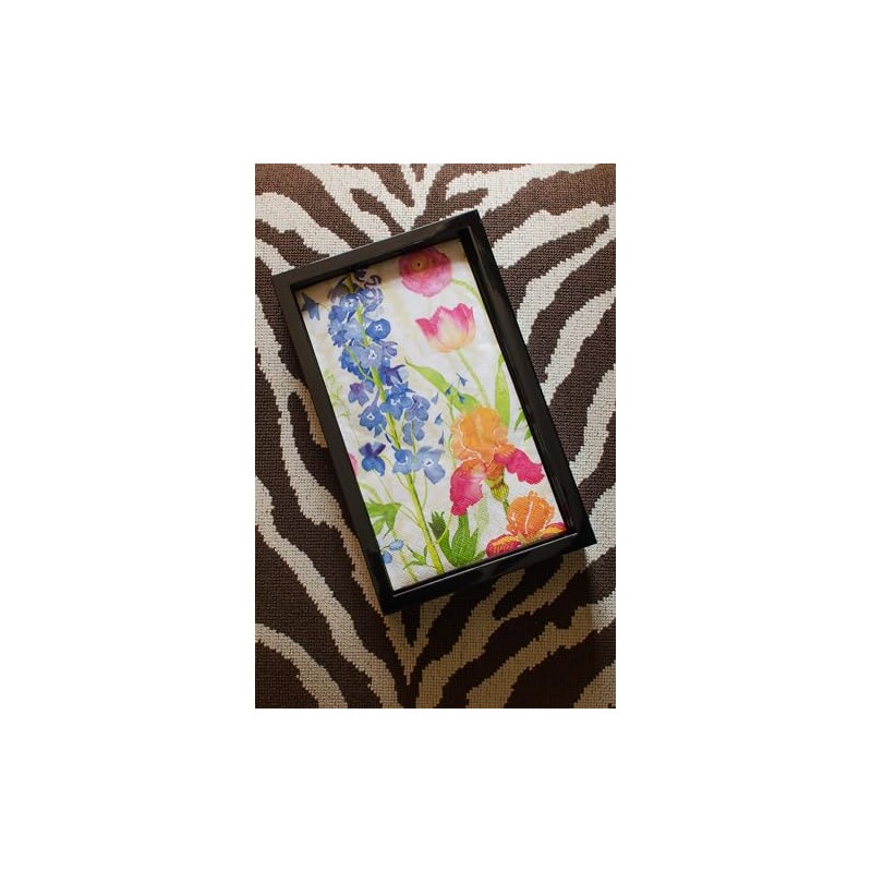 Caspari Summer Garden Paper Guest Towel Napkins in White, 15