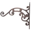 Flag Emotes Decorative Plant Hanger Flower Basket Hook Vine Brown