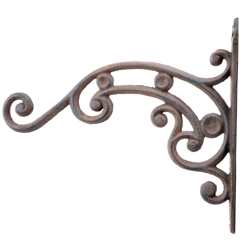 Flag Emotes Decorative Plant Hanger Flower Basket Hook Vine Brown