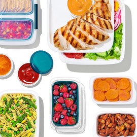 OXO Good Grips Prep & Go 20-Piece Food Container Set, Pack of 2