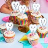 Teeth Cupcake Toppers, First Tooth Party Decor -Tooth Fairy Day