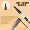 Eyebrow Pencil with Eyebrow Gel,2-In-1 Eyeb/row Pen and Brow Brush,Eyeb/row