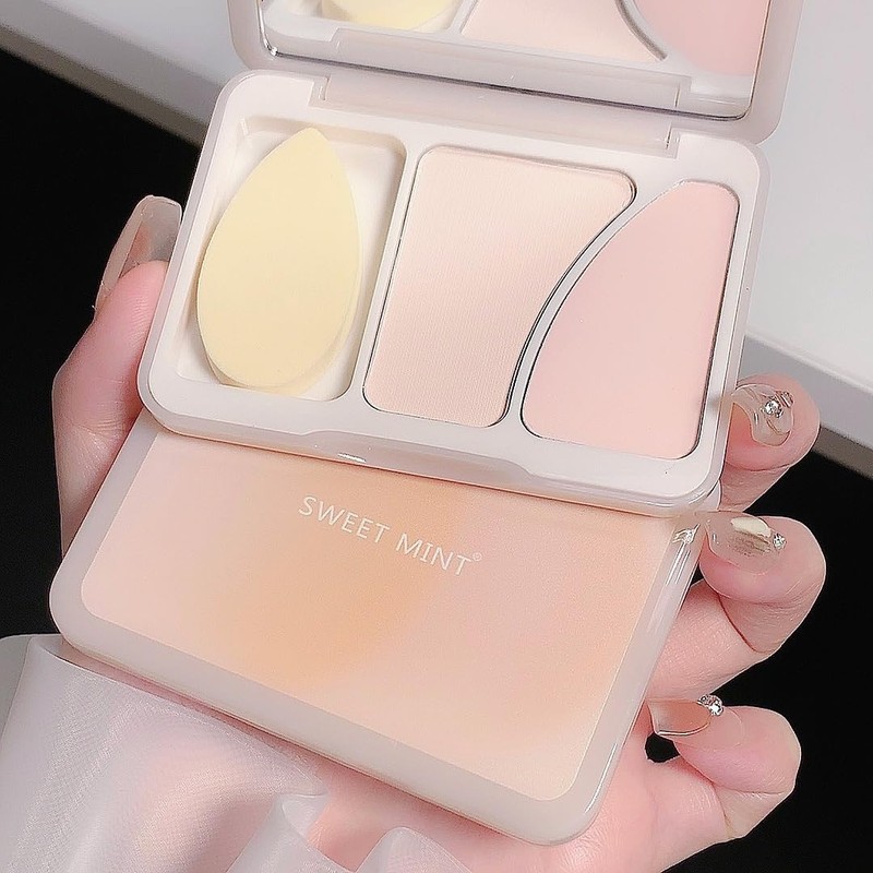 UNYOKE Highlight Palette, Matte Highlight Cream, Contour Concealer Cream, Face