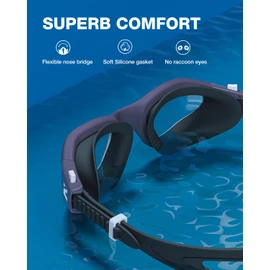 ZIONOR Swimming Goggles, G1 SE Clear Lens Swim Goggles Anti-fog for Adult Men Women