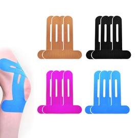 EUYKQNOI 8 Stück knietapes vorgeschnitten knie knie tape vorgeschnitten vorgeschnittener muskelpatch-knieschoner Kinesiotapes Knie Vorgeschnitten,Kinesiologie Tape Sport Knie,Precut Tape Knie,Wasserfe