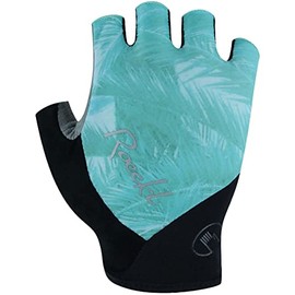 Roeckl Danis Women's Cycling Gloves Short Turquoise Green / Black 2023: Size: 7.5