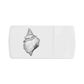 'Single Seashell' Pill Box with Tablet Splitter (PI00035271)