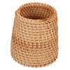 GRIRIW 1pc Hand Woven Pen Holder Compact Storage Basket for